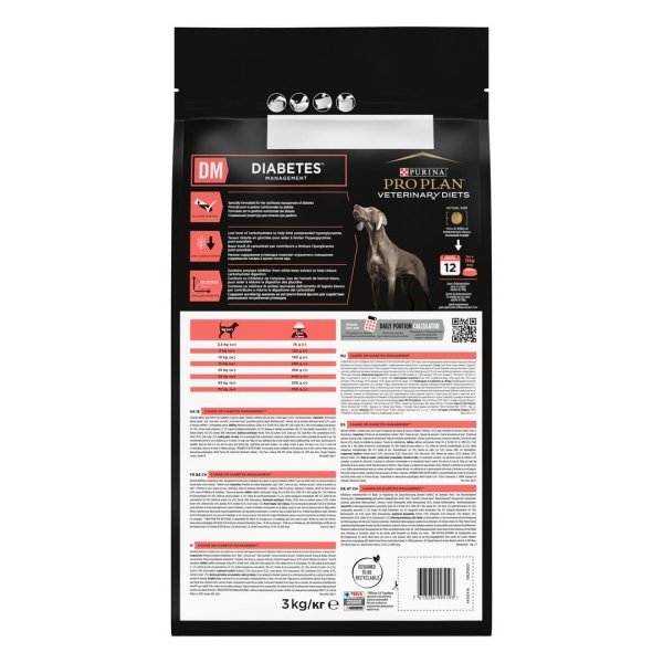 Purina Pro Plan Veterinary Diets Dog DM Diabetes Management 3 kg