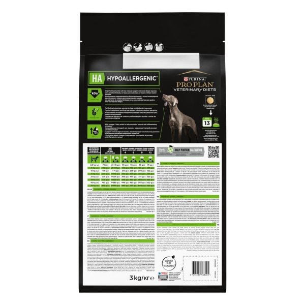 Purina Pro Plan Veterinary Diets Dog HA Hypoallergenic 3kg