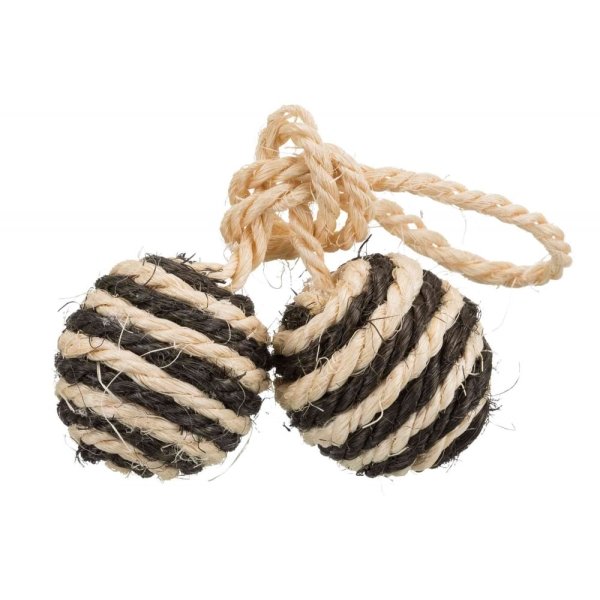 Trixie 2 Balls On A Rope With Catnip