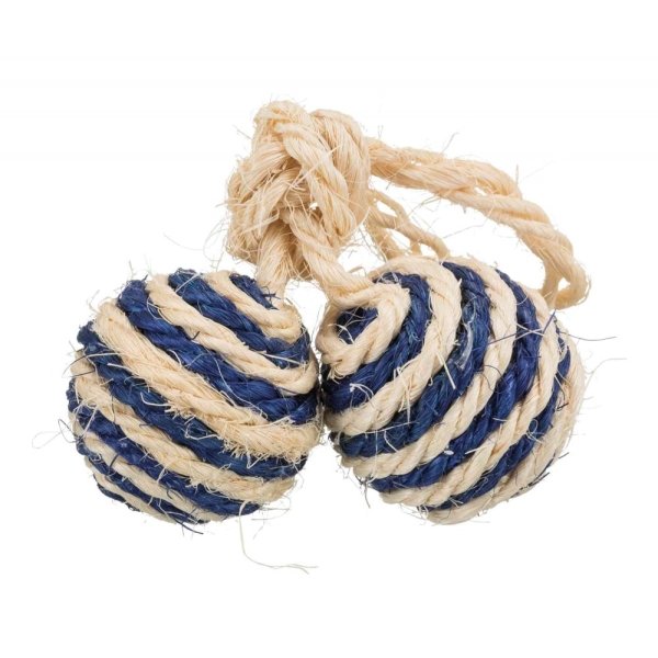 Trixie 2 Balls On A Rope With Catnip