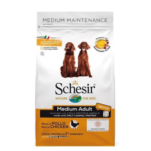 Schesir Dog Medium Adult Chicken 3kg