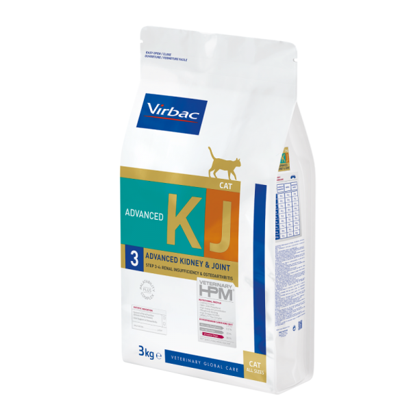 Virbac Veterinary HPM Cat Advanced Kidney & Joint Support KJ3 3kg