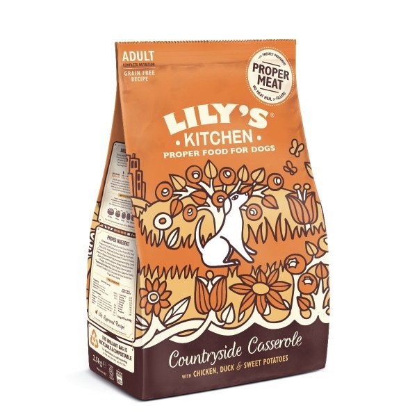 Lily's Kitchen Dog Countryside Casserole Adult Chicken & Duck 2.5kg X 4