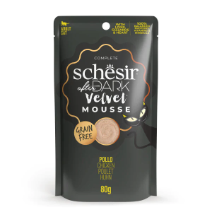 Schesir Cat After Dark Velvet Mousse Chicken (6 Sachets x 80g)