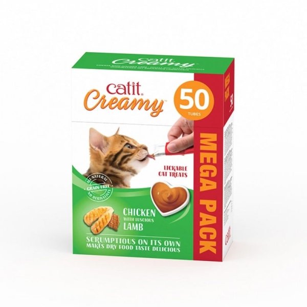 Catit Creamy Cat Treats Chicken and Lamb