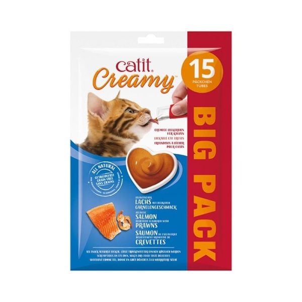 Catit Creamy Cat Treats Salmon and Prawn