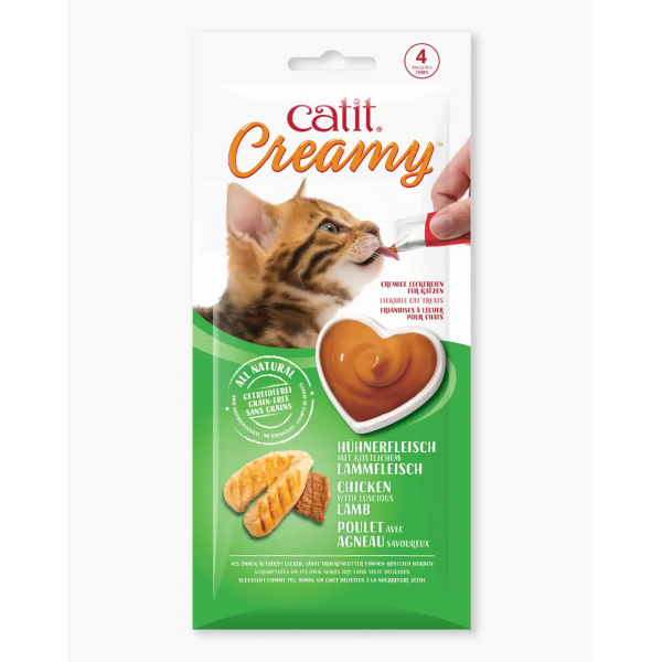 Catit Creamy Cat Treats Chicken and Lamb