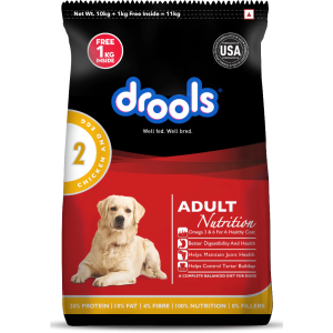 Drools Dog food Chicken and egg Adult 10kg