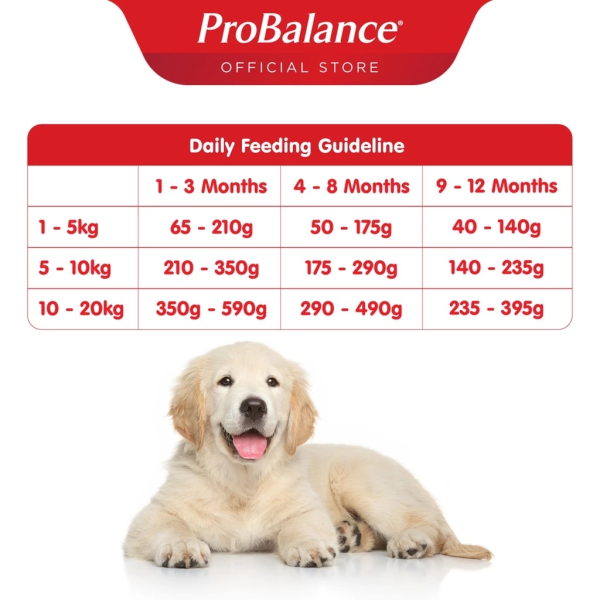 ProBalance Puppy Dry Dog Food - Chicken/Egg/Milk (1.5kg x 7 Packs)