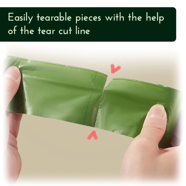 Biodegradable Pet Waste Litter Bag Environment Friendly Portable Travel Scented Poop Bags for Cats Dogs