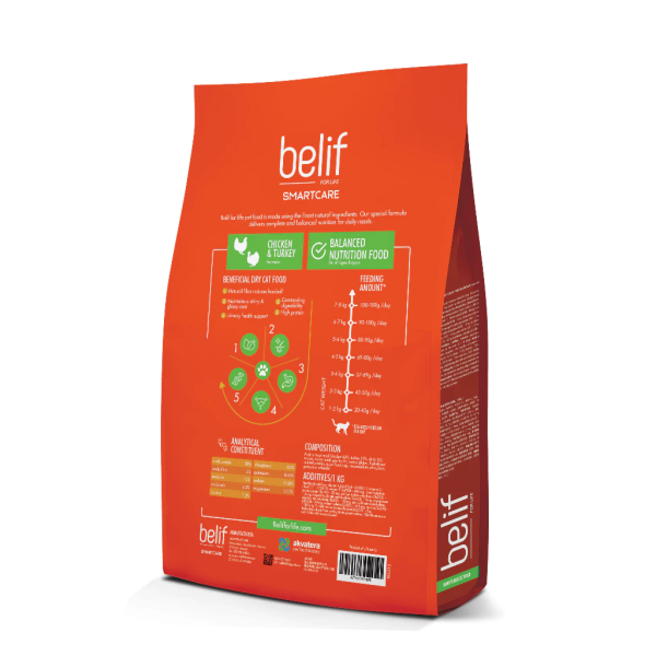 Belif Smartcare Poultry All Breed Adult (7.5kg) | Cat Dry Food