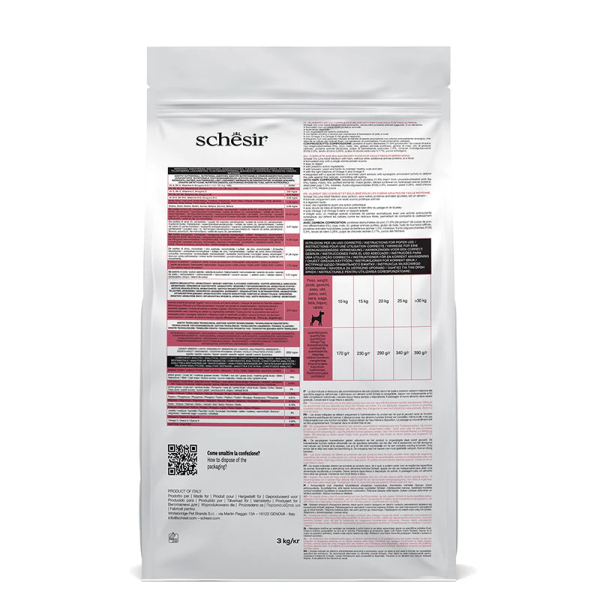 Schesir Dog Medium Adult Ham 3Kg