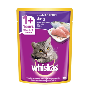 WHISKAS Pouch Mackerel (80g)